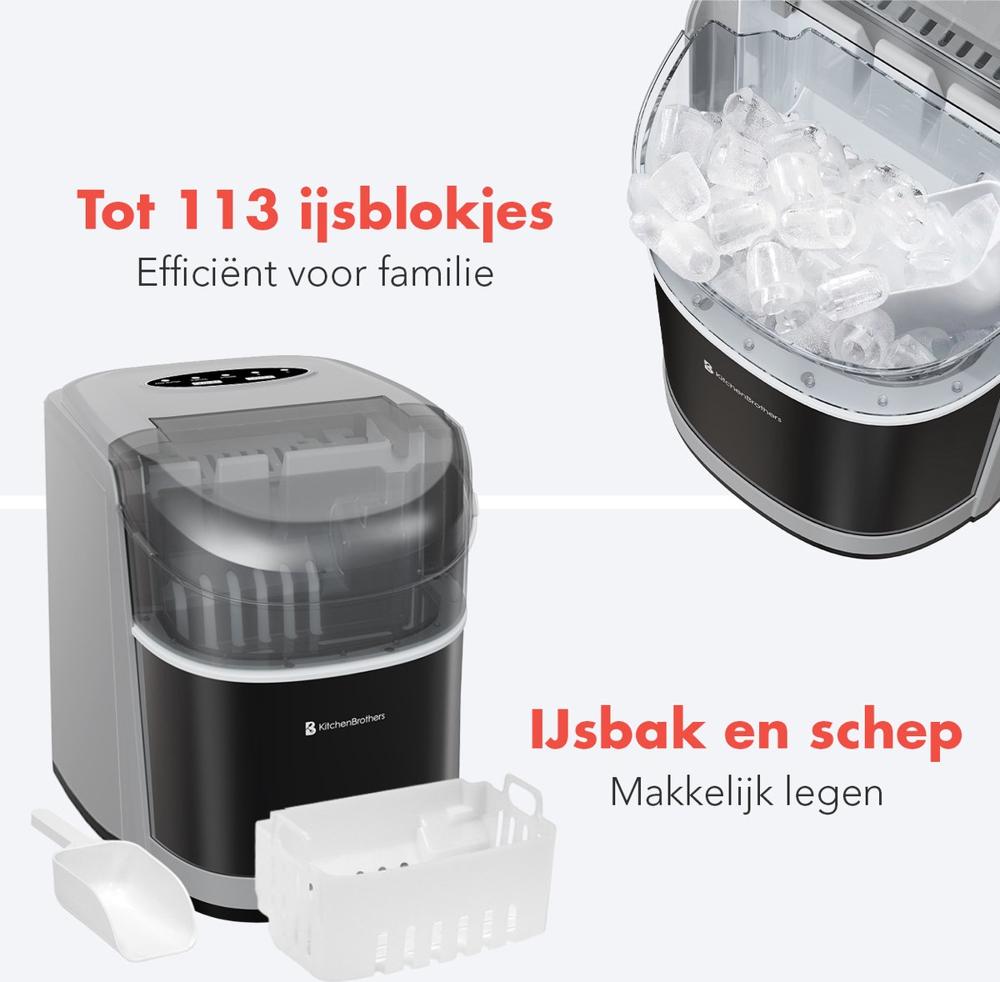 KitchenBrothers IJsblokjesmachine 16L Review   KitchenBrothers IJsblokjesmachine 16L 9 