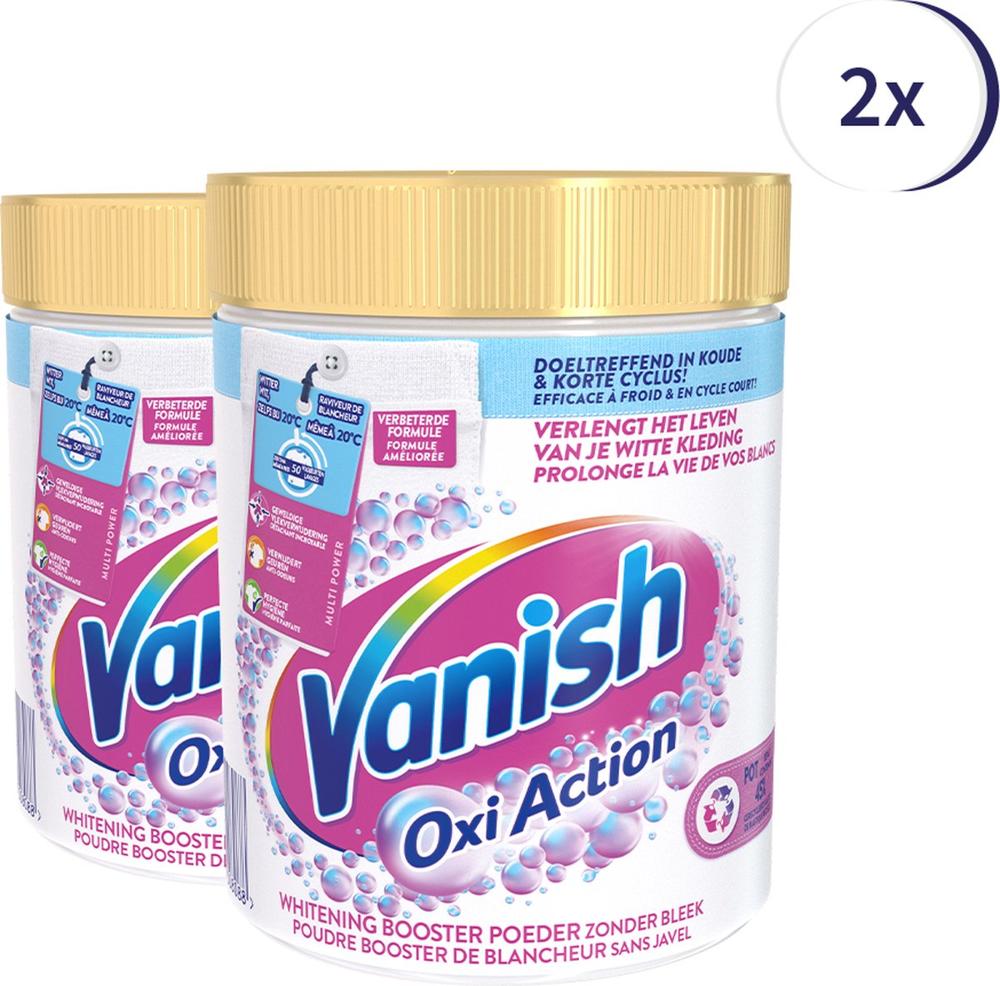 Test Vanish Oxi action Booster de lavage - Détachant en machine
